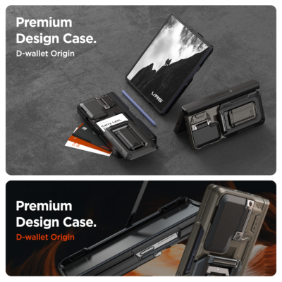 VRS รุ่น D-Wallet Origin - เคส Galaxy Z Fold 6 - สี Black
