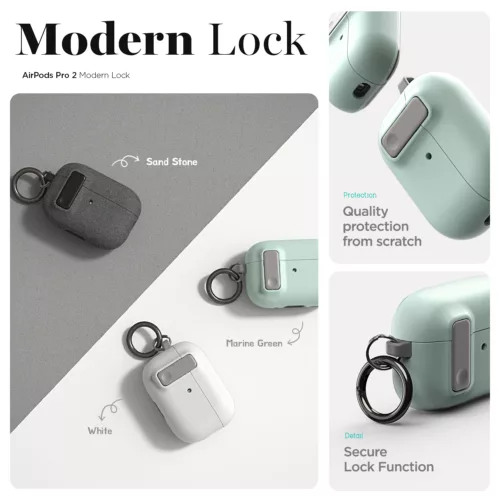 VRS รุ่น Modern Lock - เคส Airpods Pro 2 - สี Cotton Blue