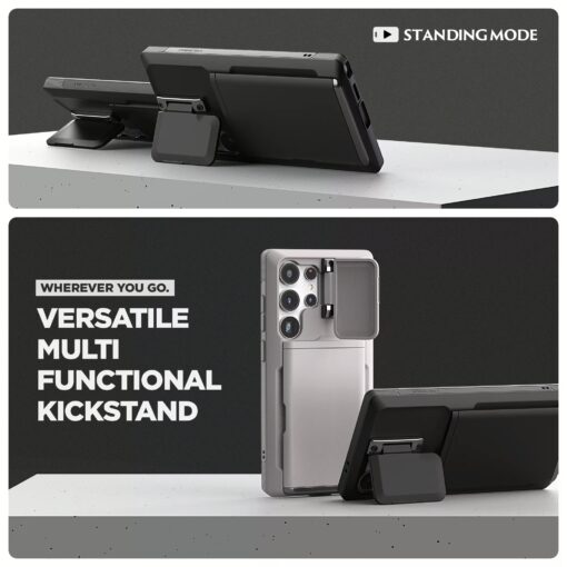 VRS รุ่น Damda Glide Modern - เคส Galaxy S24 Ultra - สี Black - Image 7