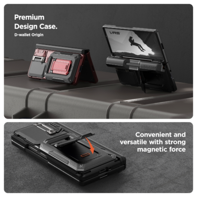 VRS รุ่น D-Wallet Origin - เคส Galaxy Z Fold 6 - สี Black