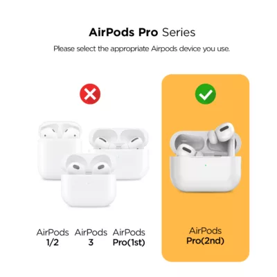 VRS รุ่น Modern Lock - เคส Airpods Pro 2 - สี White 13 VRS รุ่น Modern Lock - เคส Airpods Pro 2 - สี White