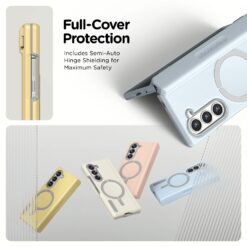 VRS รุ่น Terra Guard Modern Halo S - เคส Galaxy Z Fold 6 - สี Cream