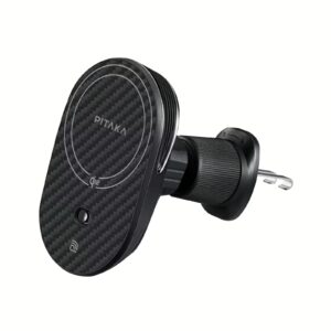 Pitaka รุ่น MagEZ Car Mount Pro 2 Qi2 - แท่นชาร์จไร้สายติดช่องแอร์ในรถ - สี Black