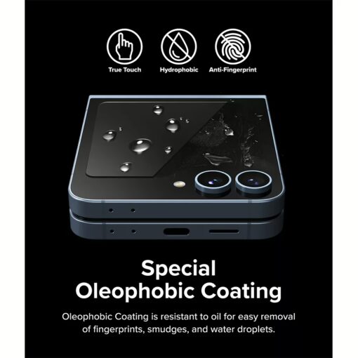 Ringke รุ่น Cover Display Protector Glass - ฟิล์มกระจก Galaxy Z Flip 6 (ฟิล์ม2แผ่น) - Image 9
