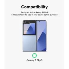 Ringke รุ่น Camera Lens Frame Glass - กระจกเลนส์กล้อง Galaxy Z Flip 6 (ฟิล์ม2ชิ้น)