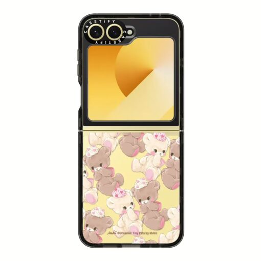 Casetify รุ่น Impact Flip Card Case - เคส Galaxy Z Flip 6 - สี Black/Vanilla&Cocoa - Image 2
