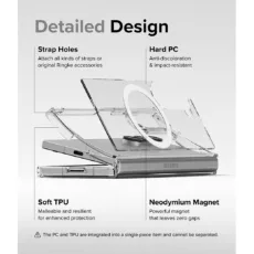 Ringke รุ่น Fusion Magnetic - เคส Galaxy Z Fold 6 - สี Clear
