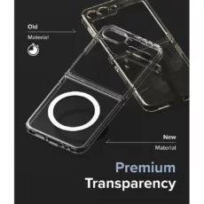 Ringke รุ่น Fusion Magnetic - เคส Galaxy Z Flip 6 - สี Clear
