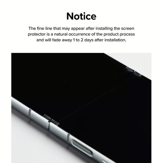 Ringke รุ่น Dual Easy Film - ฟิล์ม Galaxy Z Flip 6 (ฟิล์ม2แผ่น) - Image 5