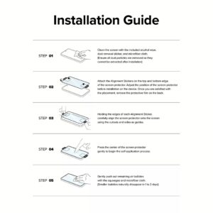 Ringke รุ่น Cover Display Protector Glass - ฟิล์มกระจก Galaxy Z Fold 6 (ฟิล์ม2แผ่น)