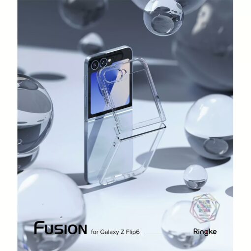 Ringke รุ่น Fusion - เคส Galaxy Z Flip 6 - สี Clear - Image 2