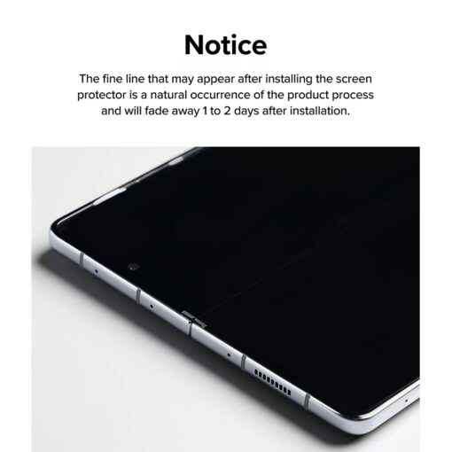 Ringke รุ่น Dual Easy Film - ฟิล์ม Galaxy Z Fold 6 (ฟิล์ม2แผ่น) - Image 15