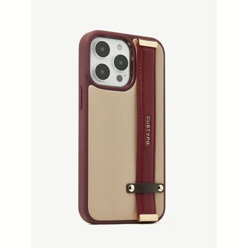 Custype รุ่น StandEase- Wrist Stand - เคส iPhone 15 Pro Max - สี Wine Red - Image 2