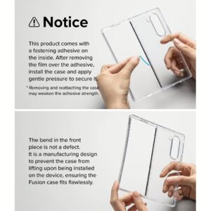 Ringke รุ่น Fusion - เคส Galaxy Z Fold 6 - สี Clear 19 Ringke รุ่น Fusion - เคส Galaxy Z Fold 6 - สี Clear