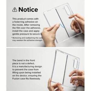 Ringke รุ่น Fusion Magnetic - เคส Galaxy Z Fold 6 - สี Clear