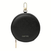 Custype รุ่น Classic Lychee Round Pouch - กระเป๋า - สี Black