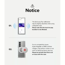 Ringke รุ่น Fusion Magnetic - เคส Galaxy Z Fold 6 - สี Clear