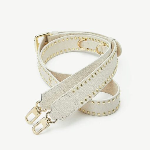 Custype รุ่น Wide Rivet Phone Case Straps Set - สายคล้อง - สี Reivet Beige - Image 2