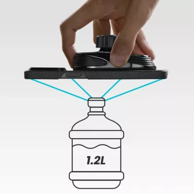 Pitaka รุ่น MagEZ Car Mount Pro 2 Qi2 - แท่นชาร์จไร้สายติดช่องแอร์ในรถ - สี Black