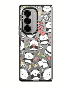 Casetify รุ่น Impact Case - เคส Galaxy Z Fold 6 - สี Black/Bubbly Poya Mix