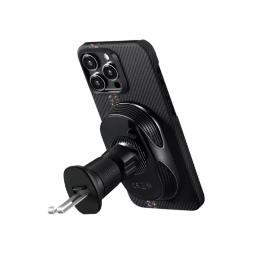 Pitaka รุ่น MagEZ Car Mount Pro 2 Qi2 - แท่นชาร์จไร้สายติดช่องแอร์ในรถ - สี Black