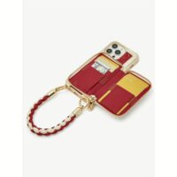 Custype รุ่น BraidTrend Bloom Stitching - เคส iPhone 15 Pro Max - สี Wine Red