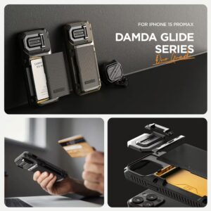 VRS รุ่น Damda Glide Duo Guard - เคส iPhone 15 Pro Max - สี Black Groove 10 VRS รุ่น Damda Glide Duo Guard - เคส iPhone 15 Pro Max - สี Black Groove