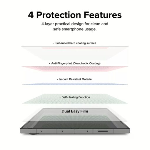 Ringke รุ่น Dual Easy Film - ฟิล์ม Galaxy Z Fold 6 (ฟิล์ม2แผ่น) - Image 5