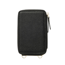 Custype รุ่น Economical Kit Magnetic Detachable Zipper Wallet - ที่เก็บบัตรติดหลังมือถือสำหรับ iPhone 15 Pro Max - สี Black