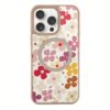Custype รุ่น Progrip Magsafe iPhone Case with Printing - เคส iPhone 15 Pro Max - สี Colorful Flower