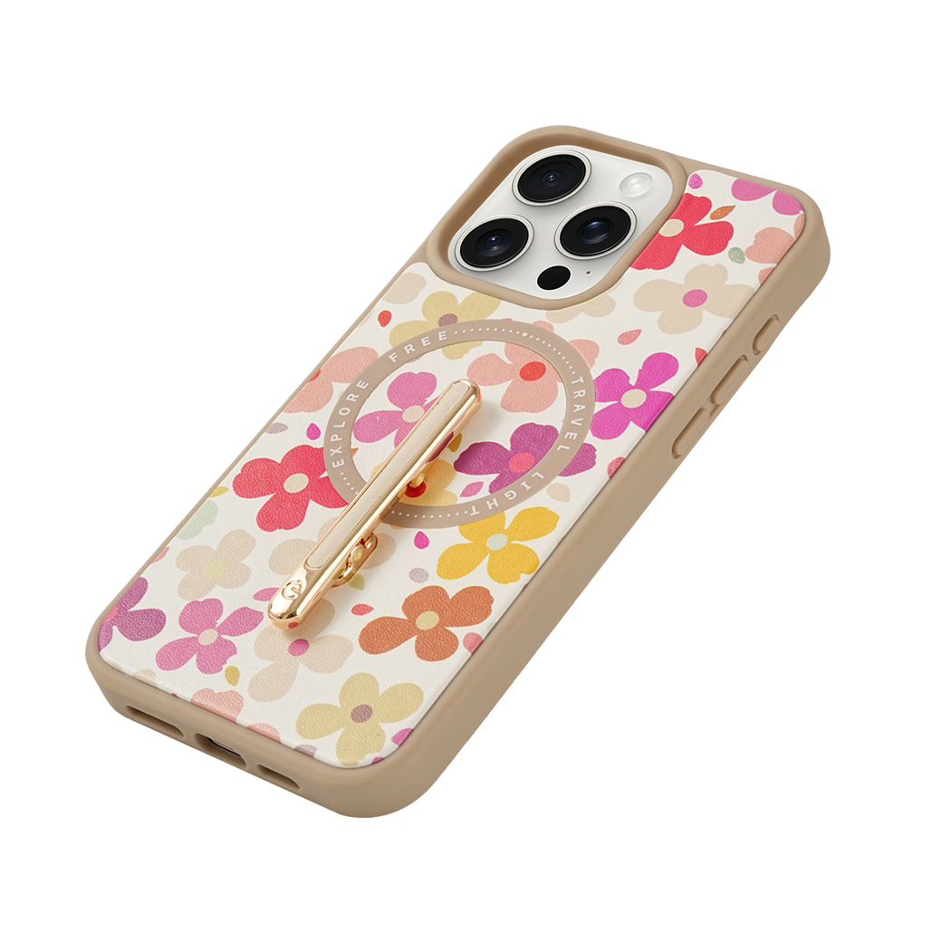 Custype รุ่น Progrip Magsafe iPhone Case with Printing - เคส iPhone 15 Pro Max - สี Colorful Flower 20 Custype รุ่น Progrip Magsafe iPhone Case with Printing - เคส iPhone 15 Pro Max - สี Colorful Flower