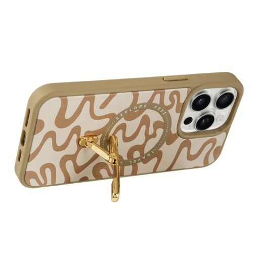 Custype รุ่น Progrip Magsafe iPhone Case with Printing - เคส iPhone 15 Pro - สี Graphic Nude - Image 4