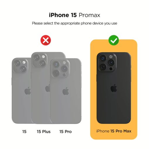 VRS รุ่น Damda Glide Duo Guard - เคส iPhone 15 Pro Max - สี Black Groove - Image 6