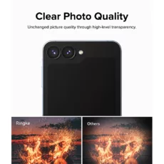 Ringke รุ่น Camera Lens Frame Glass - กระจกเลนส์กล้อง Galaxy Z Flip 6 (ฟิล์ม2ชิ้น)