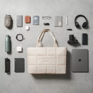 Sympl รุ่น Vergara Tote - กระเป๋า - สี Cream 15 Sympl รุ่น Vergara Tote - กระเป๋า - สี Cream