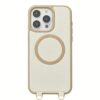 Custype รุ่น Economical Kit- Wireless Charging - เคส iPhone 15 Pro Max - สี Beige
