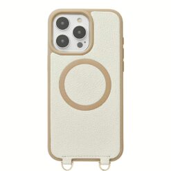Custype รุ่น Economical Kit- Wireless Charging - เคส iPhone 15 Pro - สี Beige