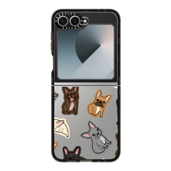 Casetify รุ่น Impact Flip Card Case - เคส Galaxy Z Flip 6 - สี Black/Excuse My Frenchie - Image 3