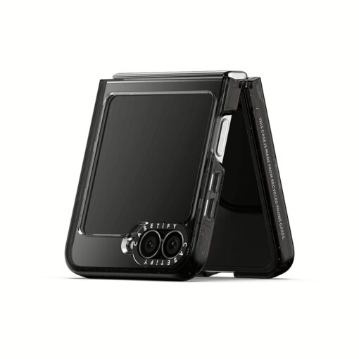 Casetify รุ่น Impact Flip Card Case - เคส Galaxy Z Flip 6 - สี Black/Vanilla&Cocoa - Image 5