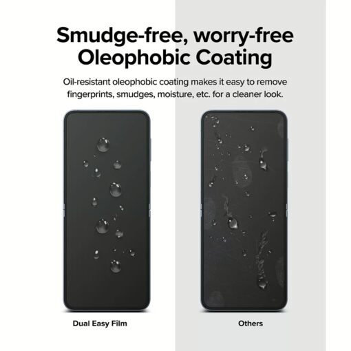 Ringke รุ่น Dual Easy Film - ฟิล์ม Galaxy Z Flip 6 (ฟิล์ม2แผ่น) - Image 10