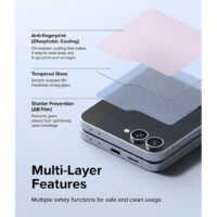 Ringke รุ่น Cover Display Protector Glass - ฟิล์มกระจก Galaxy Z Flip 6 (ฟิล์ม2แผ่น)