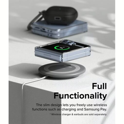Ringke รุ่น Fusion - เคส Galaxy Z Flip 6 - สี Clear - Image 8