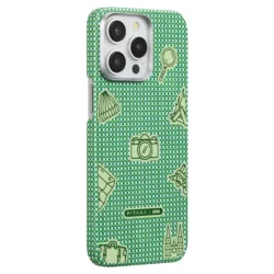 Pitaka รุ่น MagEZ Case 5 - เคส iPhone 15 Pro - สี Forest 10 Pitaka รุ่น MagEZ Case 5 - เคส iPhone 15 Pro - สี Forest