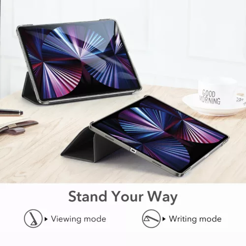 ESR รุ่น Ascend Trifold - เคส iPad Pro 11" (5th/2024) - สี Frosted Black