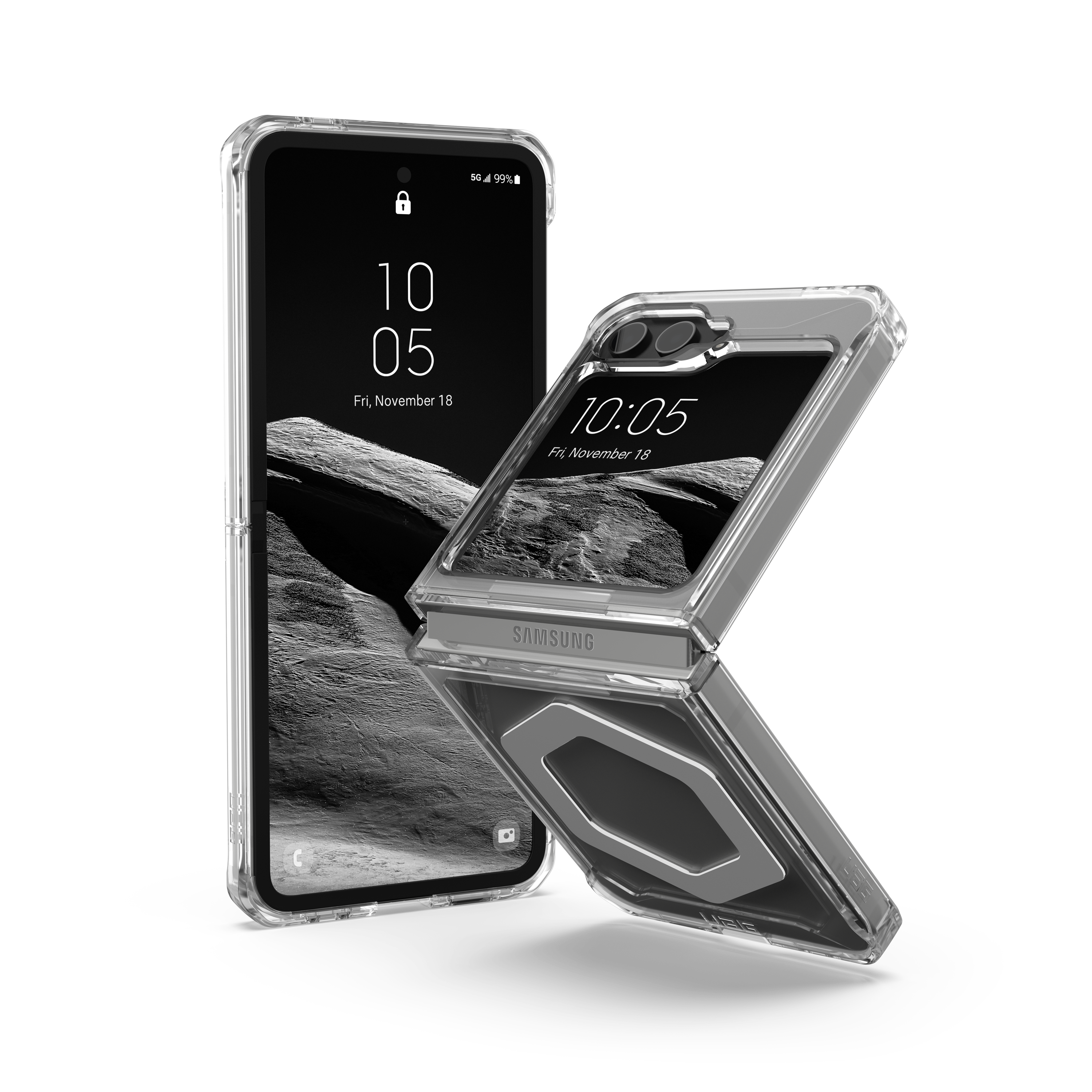 UAG รุ่น Plyo Pro - เคส Galaxy Z Flip 6 - สี Ice/Silver
