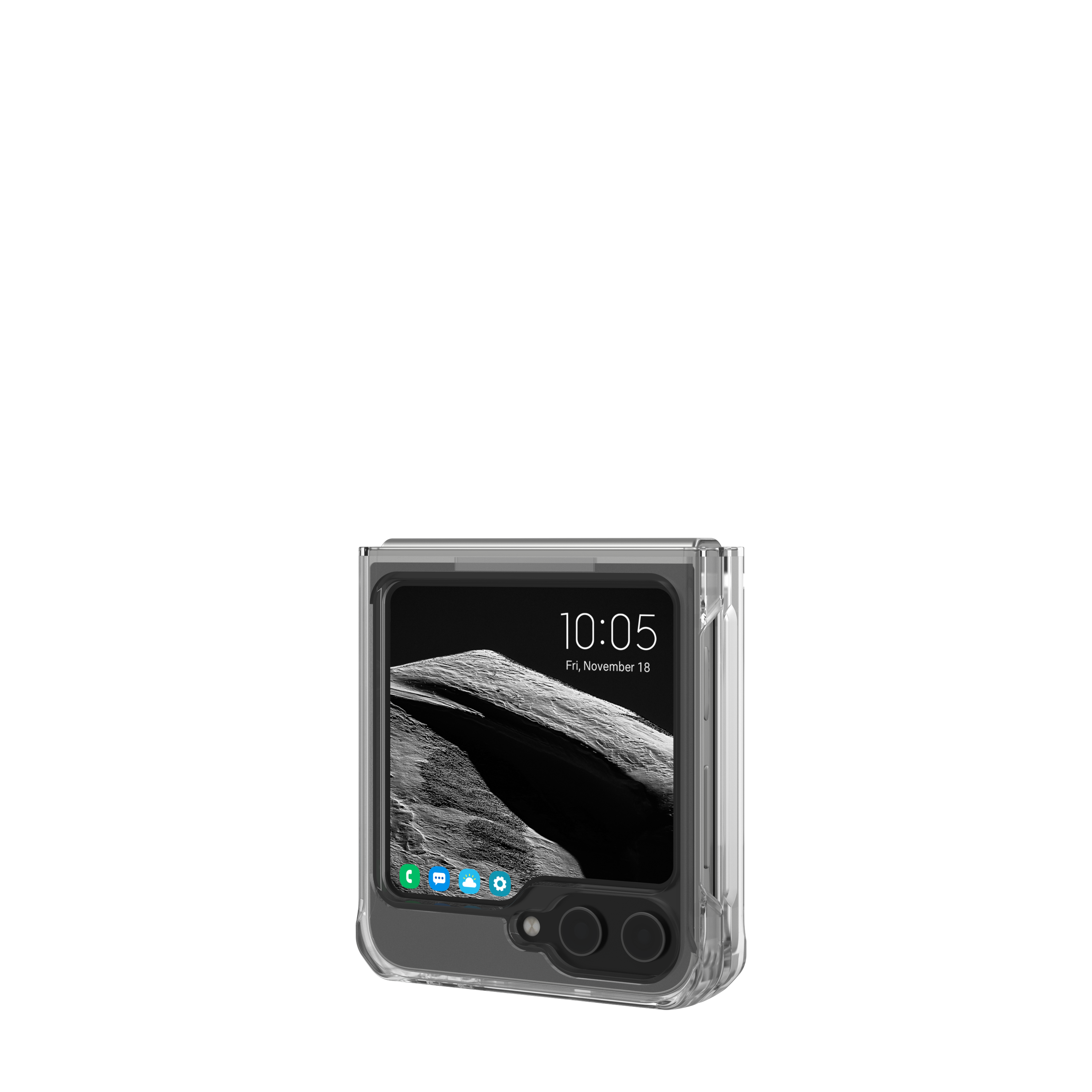 UAG รุ่น Plyo Pro - เคส Galaxy Z Flip 6 - สี Ice/Silver