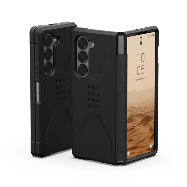 UAG รุ่น Civilian - เคส Galaxy Z Fold 6 - สี Black