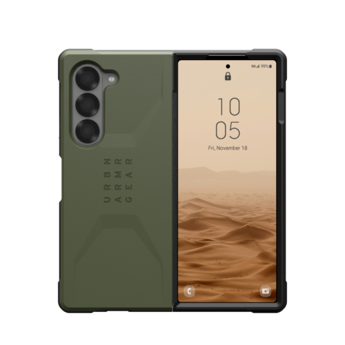 UAG รุ่น Civilian - เคส Galaxy Z Fold 6 - สี Olive Drab