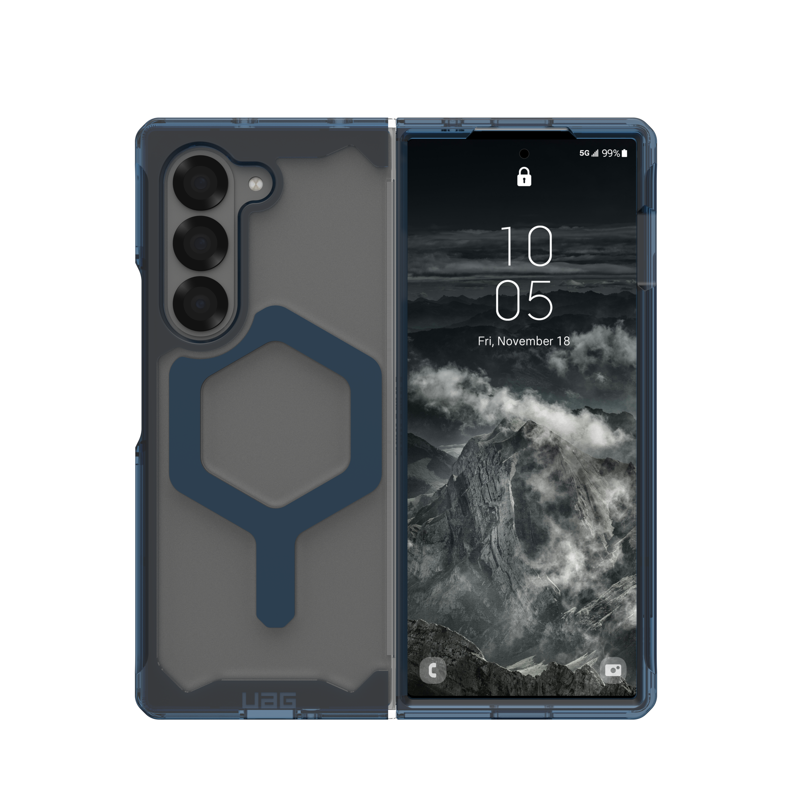 UAG รุ่น Plyo Pro - เคส Galaxy Z Fold 6 - สี Ice/Mallard