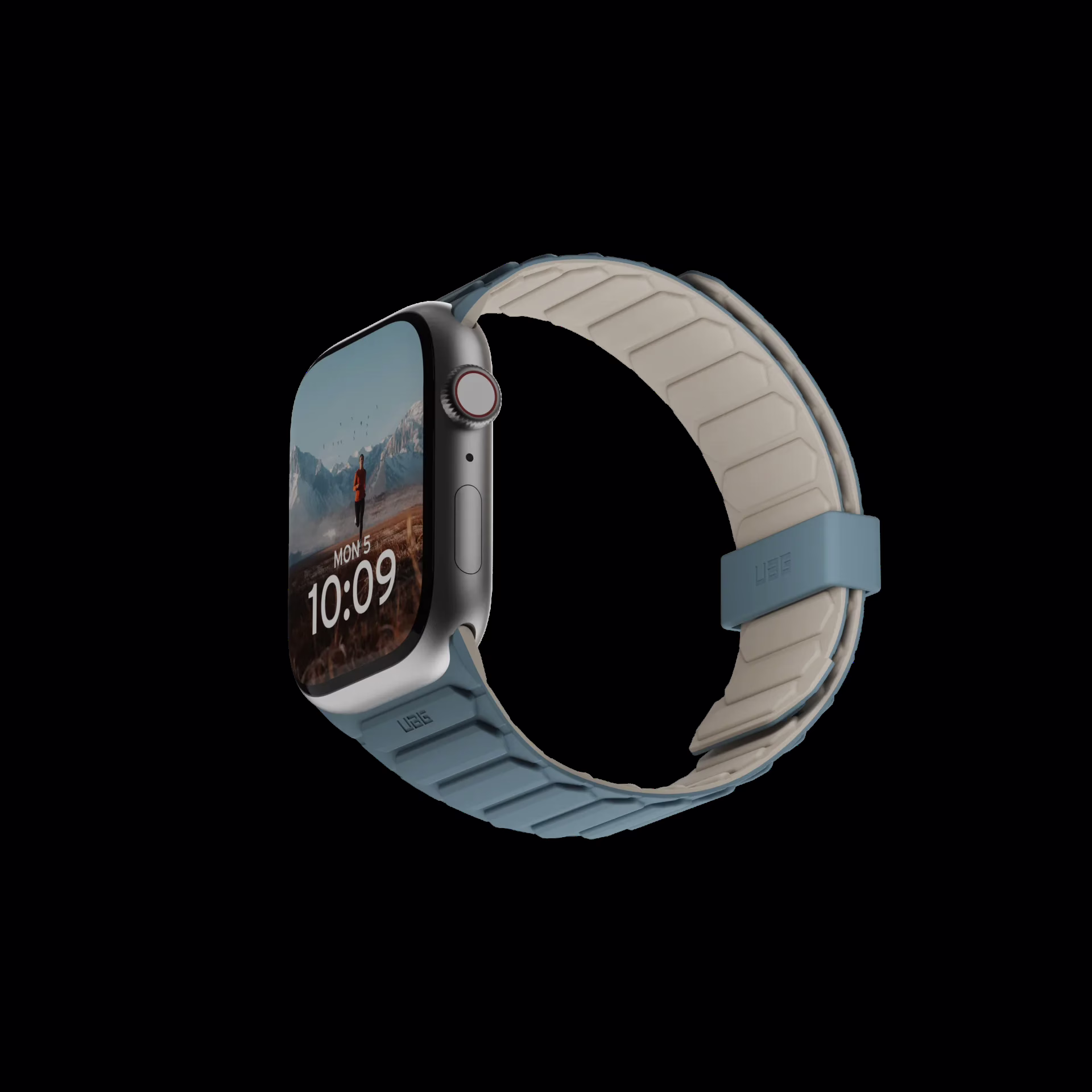 UAG รุ่น Pathfinder - สายนาฬิกา Apple Watch 38/40/41mm - สี Dune/Cloud Blue 9 UAG รุ่น Pathfinder - สายนาฬิกา Apple Watch 38/40/41mm - สี Dune/Cloud Blue - Image 9